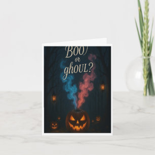 Boo of Ghoul Halloween Geslacht Onthulling Uitnodi