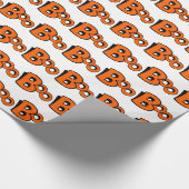 Boo Pattern Cadeaupapier (Hoek)