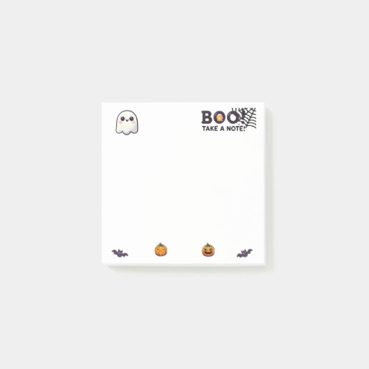 Boo ! Prendre une note - Notes post-it Halloween (Devant)