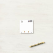 Boo ! Prendre une note - Notes post-it Halloween (Sur un bureau)