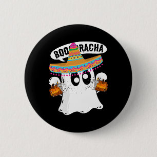 Boo-racha Halloween Schattigee Ghost Boo Borracha Ronde Button 5,7 Cm