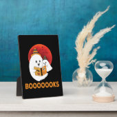 Boo Read Books Halloween Fotoplaat (Zijkant)