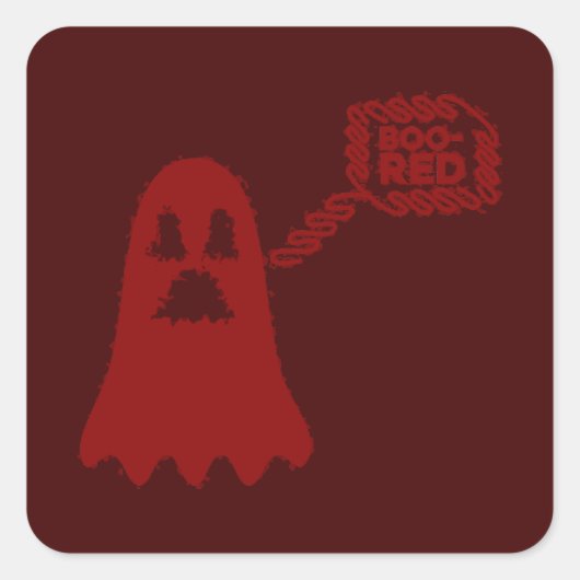 Boo-Red Sticker (Devant)