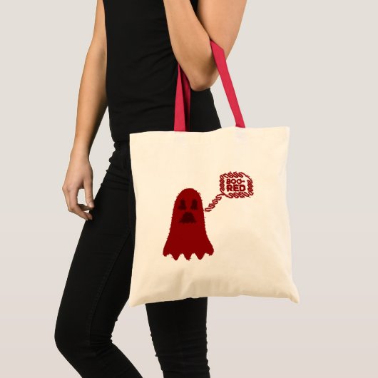 Boo-Red Tote Bag (Devant (produit))