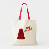 Boo-Red Tote Bag (Devant)