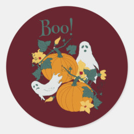 Boo. Ronde Sticker
