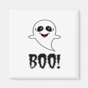 Boo! Schattig Klein Halloween Door Lucas Retro Kla Magneet