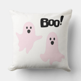 Boo Schattige Halloween Pink Ghosts Spooky Kussen