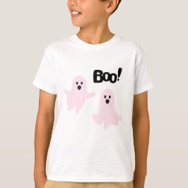 Boo Schattige Halloween Pink Ghosts Spooky T-shirt