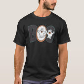 Boo Schattigee Halloween Ghosts Fun & Spooky T-shirt (Voorkant)