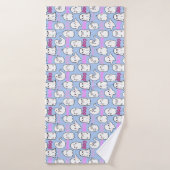 Boo, sensation fantomatique.b L Bleu BG (Serviette de bain)