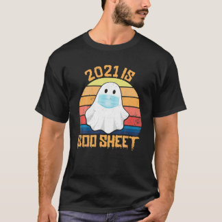 Boo Sheet Funny Halloween Ghost Costume Mannen W T-shirt