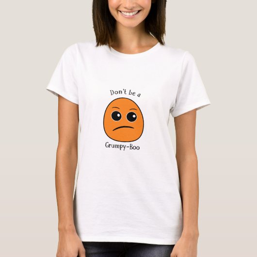 Boo-shirten - Grumpy-Boo T-shirt (Voorkant)