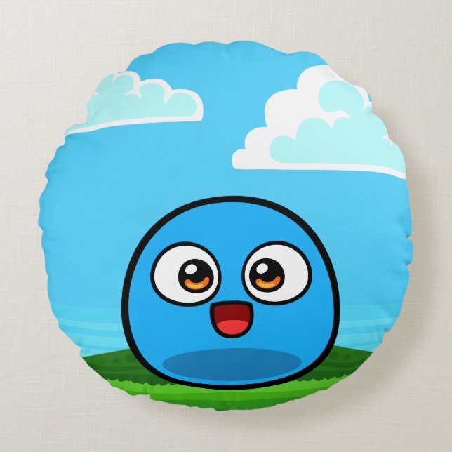 Boo Sky Round Pillow Rond Kussen (Voorkant)