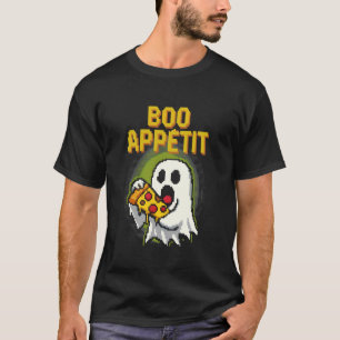 Boo Smakelijk Grappige Pixel Art Geest Foodie Pun  T-shirt