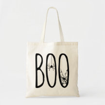 Boo Spider & Spinnenweb Griezelige Halloween Tote