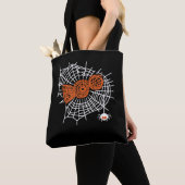 Boo Spider Web Funny Cute Spider Web Graphic Draagtas (Dichtbij)