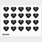 Boo Spider Web Funny Cute Spider Web Graphic Hart Sticker (Vel)