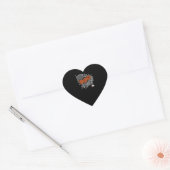 Boo Spider Web Funny Cute Spider Web Graphic Hart Sticker (Envelop)