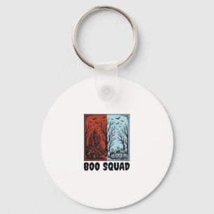 Boo Squad Vintage Halloween Pompoen Shirt Ontwerp_ Sleutelhanger