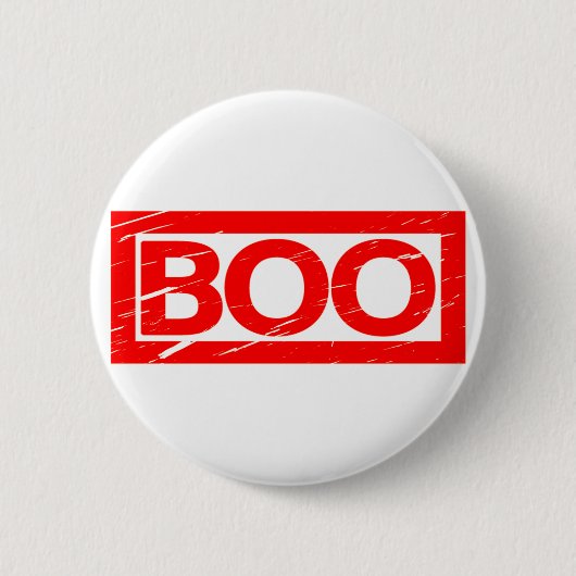 Boo Stamp Ronde Button 5,7 Cm (Voorkant)