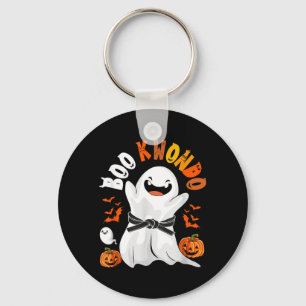 Boo Taekwondo Halloween Geest Kostuum Martial Arts Sleutelhanger