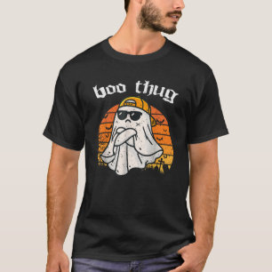 Boo Thug Ghost Leven bijpassende Halloween kostuum T-shirt
