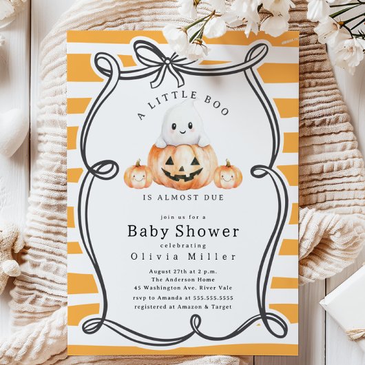 Boo-tiful Beginnings Baby shower Kaart