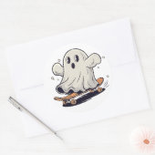 Boo-tiful Board Ronde Sticker (Envelop)