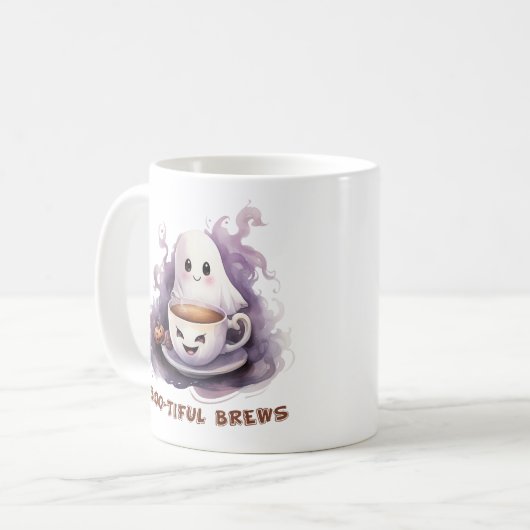 Boo-tiful Brews 11 oz. Café Mug (Devant gauche)