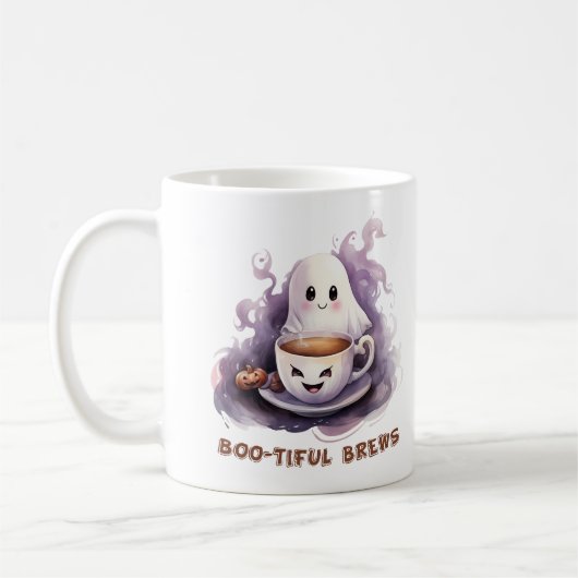Boo-tiful Brews 11 oz. Café Mug (Gauche)