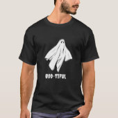 Boo-tiful Ghost | Schattige T-shirt Zwart & Wit Ha (Voorkant)