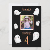 BOO-tiful Halloween Girl's Birthday Invitation (Dos)