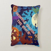 "Boo-tiful Halloween rest" Accent Coussin (Dos(Vertical))