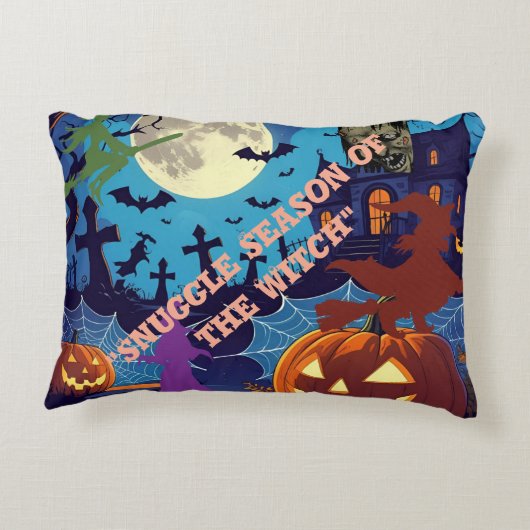 "Boo-tiful Halloween rust" Accent Kussen (Achterkant)