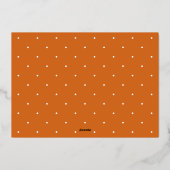 Boo-tiful Life FOIL Halloween Carte photo plat (Verso)