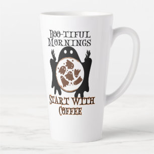 Boo-tiful ochtenden Begin met Coffee.w Latte Mok