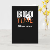 BOO TIME Halloween Ghost Party Carte Pliante (Fleur jaune)