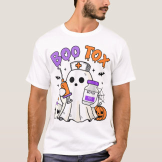 Boo Tox Nurse Ghost Filler Botox Halloween T-shirt