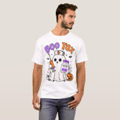 Boo Tox Nurse Ghost Filler Botox Halloween T-shirt (Voorkant volledig)