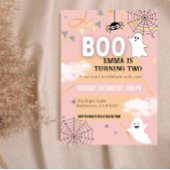 Boo Turin Deux Anniversaires Invitation De Fête