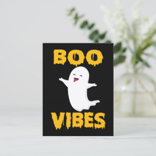 Boo Vibes - Funny Halloween 2022 Briefkaart