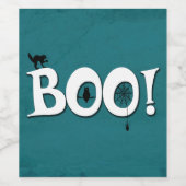 Boo. Wijn Etiket (Enkel label)