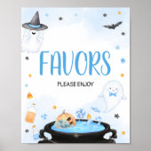 Boo-y Halloween Baby shower Favors Poster (Voorkant)