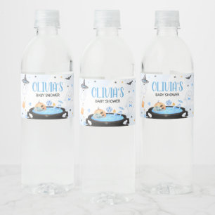 Boo-y Halloween Baby shower Waterfles Etiket