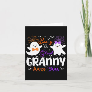 Boo-y Of Ghoul Oma Houdt Van Jou Spookachtige Gees Kaart