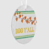 BOO Y'ALL Automne Fest Année Colorée Fun Halloween (devant)