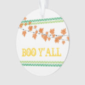 BOO Y'ALL Automne Fest Année Colorée Fun Halloween (devant)