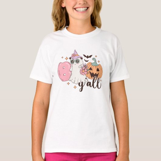 Boo Y'All Halloween T-shirt (Voorkant)