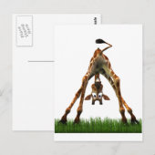 Boo. Zegt Olympia Giraffe. Briefkaart (Voorkant / Achterkant)